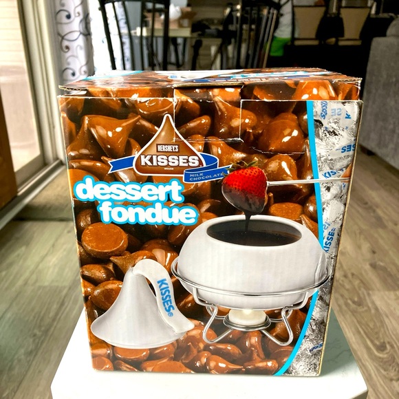 Hershey Kisses Dessert Fondue New In Box Can Be Used As A Candy Dish Too - Picture 1 of 3